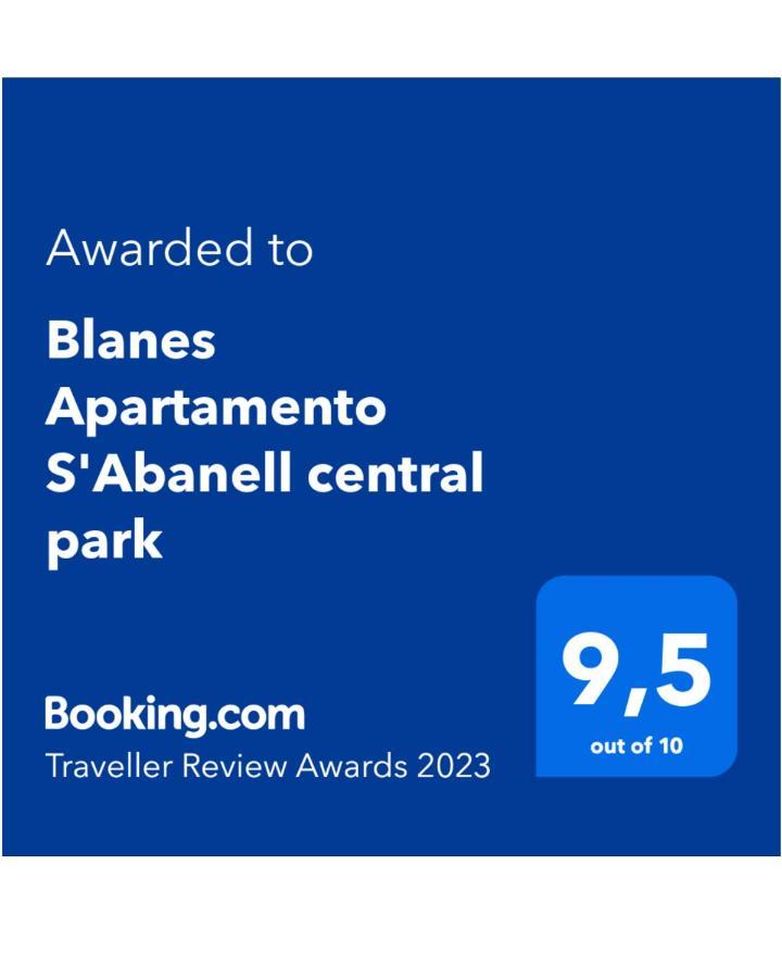 Apartamento Blanes Apartamento S'Abanell Central Park Exterior foto